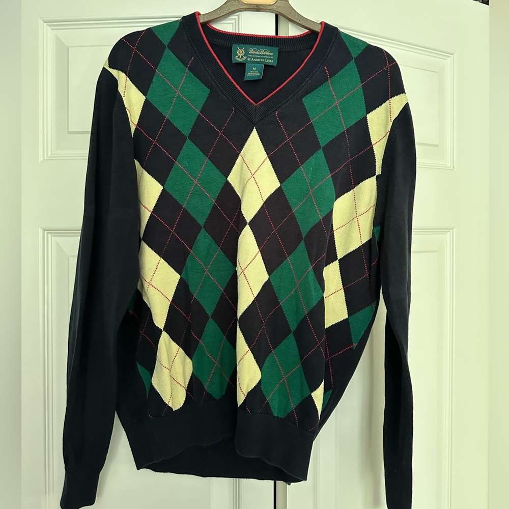 Brooks Brothers Argyle Sweater